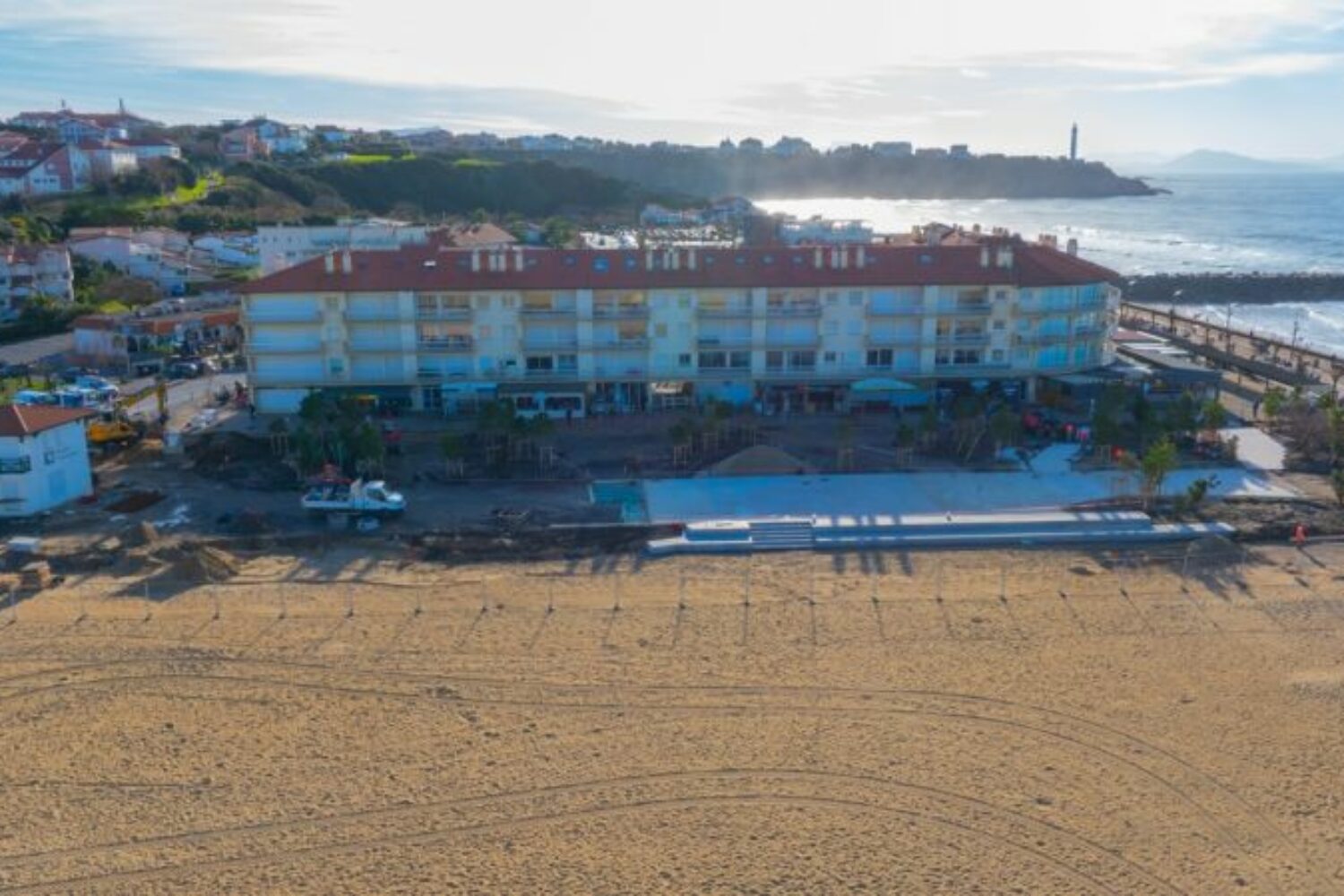 Drone esplanade des Gascons Anglet Keima Ingenierie
